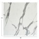 ΕΠΙΦΑΝΕΙΑ ΤΡΑΠΕΖΙΟΥ HPL ΤΕΤΡΑΓΩΝΗ FB95837.31 WHITE MARBLE 60x60εκ.