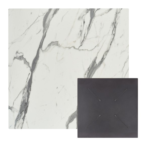 ΕΠΙΦΑΝΕΙΑ ΤΡΑΠΕΖΙΟΥ HPL ΤΕΤΡΑΓΩΝΗ FB95837.31 WHITE MARBLE 60x60εκ.