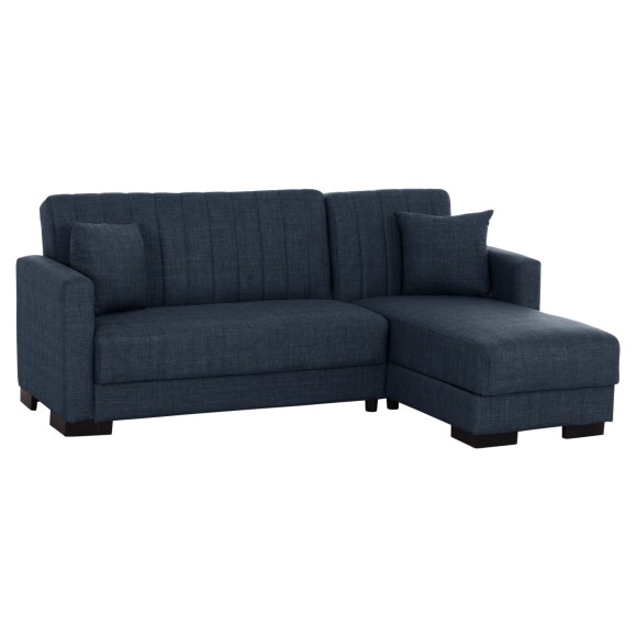 ΚΑΝΑΠΕΣ ΚΡΕΒΑΤΙ GHUFRAN ΓΩΝΙΑ ΑΝΑΣΤΡΕΨΙΜΗ ΜΠΛΕ FB93244.07 202x140x78Yεκ.