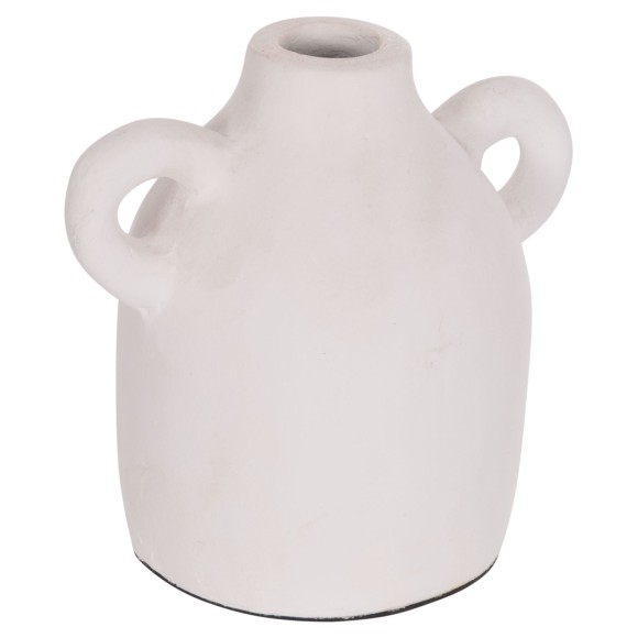 ΔΙΑΚΟΣΜΗΤΙΚΟ ΒΑΖΟ FB94407 ΤΕΡΑΚΟΤΑ ΣΕ ΛΕΥΚΟ 20x12x19Υεκ.