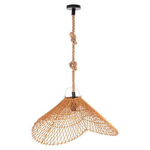 ΣΕΤ ΦΩΤΙΣΤΙΚΟ ΟΡΟΦΗΣ ΚΡΕΜΑΣΤΟ FB911925.01 ΣΧΟΙΝΙ ΚΑΙ ΦΥΣΙΚΟ RATTAN Φ58,5Χ131Υεκ.