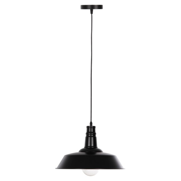 ΦΩΤΙΣΤΙΚΟ ΟΡΟΦΗΣ ΚΡΕΜΑΣΤΟ FB94136 ΜΑΥΡΟ ΜΕΤΑΛΛΙΚΟ ΚΑΠΕΛΟ Φ35x112Υεκ.