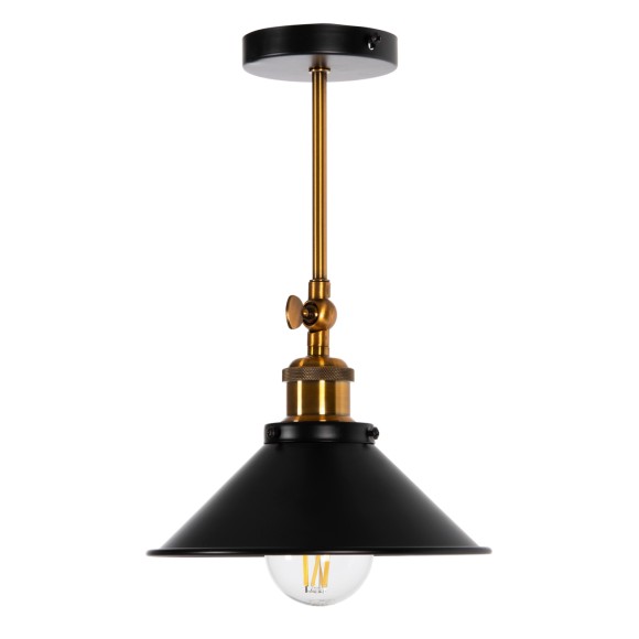 ΦΩΤΙΣΤΙΚΟ ΟΡΟΦΗΣ/ΤΟΙΧΟΥ FB94121 ΜΕΤΑΛΛΙΚΟ ΣΕ ΜΑΥΡΟ-ΧΡΥΣΟ Φ21x31Υεκ.