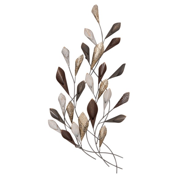 ΜΕΤΑΛΛΙΚΟ ΔΙΑΚΟΣΜΗΤΙΚΟ ΤΟΙΧΟΥ FB97159 ΑΝΘΡΑΚΙ ΧΡΥΣΟ 44x5x87Y εκ.