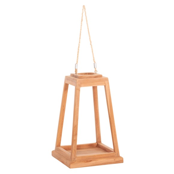 ΕΠΙΤΡΑΠΕΖΙΟ ΔΙΑΚΟΣΜΗΤΙΚΟ ΦΑΝΑΡΙ ΓΙΑ ΚΕΡΙ FB94583 ΞΥΛΟ TEAK ΦΥΣΙΚΟ 15x15x30-53Υεκ.