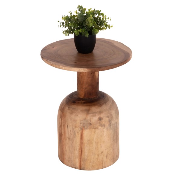 ΒΟΗΘΗΤΙΚΟ ΤΡΑΠΕΖΑΚΙ FB99891.11 ΞΥΛΟ SUAR ΣΕ ΦΥΣΙΚΟ ΧΡΩΜΑ Φ40x50Υεκ