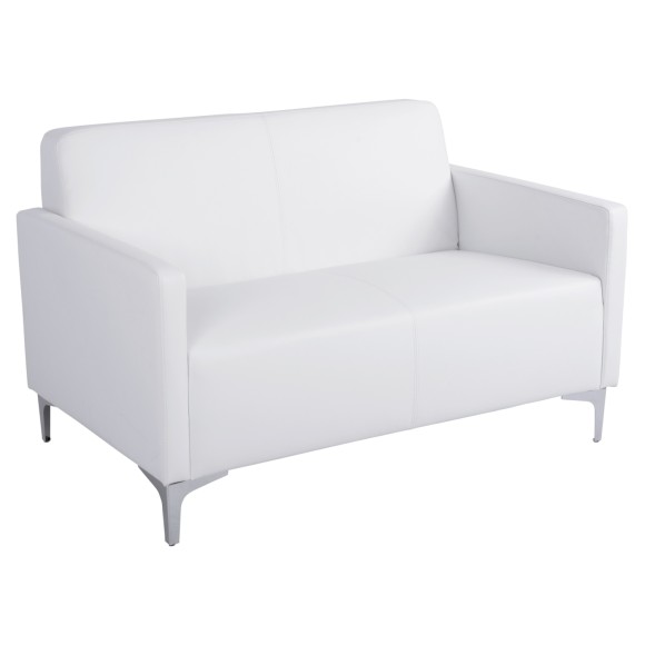 ΚΑΝΑΠΕΣ 2ΘΕΣΙΟΣ FB93159.22 ΜΕ ΛΕΥΚΟ PU 113x71x71Υ εκ.