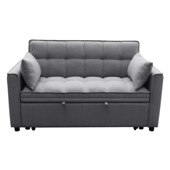 ΚΑΝΑΠΕΣ ΚΡΕΒΑΤΙ 2-ΘΕΣΙΟΣ FB93289.01 ΓΚΡΙ ΥΦΑΣΜΑ 140x100x80Υεκ