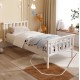 ΚΡΕΒΑΤΙ ΠΑΙΔΙΚΟ ΜΕ ΣΤΡΩΜΑ FB921300.01 ΞΥΛΟ ΠΕΥΚΟΥ ΣΕ ΛΕΥΚΟ ΓΙΑ ΣΤΡΩΜΑ 90x190εκ