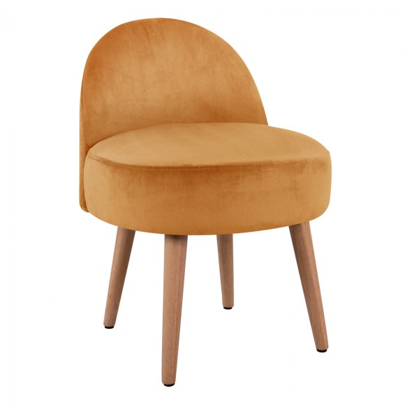 ΣΚΑΜΠΟ ΜΕ ΠΛΑΤΗ ΧΡΥΣΟ ΒΕΛΟΥΔΟ FB98395.09 47X43X63,5Υ εκ.