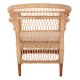 ΠΟΛΥΘΡΟΝΑ MALAWI FB99635.04 ΞΥΛΟ ΜΑΟΝΙ ΕΠΕΝΔΥΣΗ RATTAN ΛΕΥΚΟ ΜΑΞΙΛΑΡΙ ΚΑΘΙΣΜΑΤΟΣ 80x70x86Υεκ.