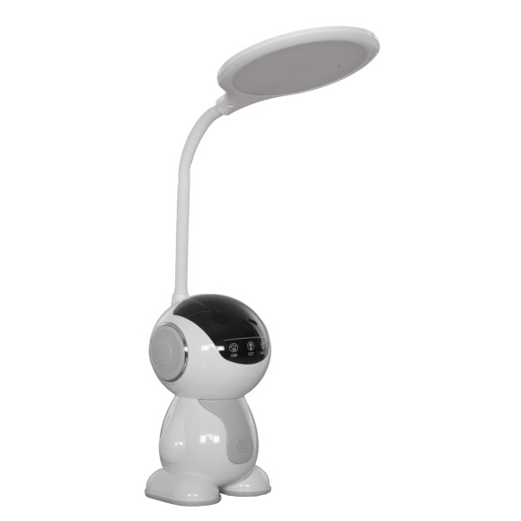 ΠΑΙΔΙΚΟ ΦΩΤΙΣΤΙΚΟ ΓΡΑΦΕΙΟΥ LED ΡΟΜΠΟΤΑΚΙ FB94453.01 ΛΕΥΚΟ-ΓΚΡΙ ABS