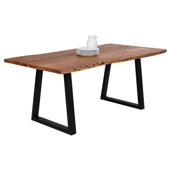 ΤΡΑΠΕΖΙ ΤΡΑΠΕΖΑΡΙΑΣ 4εκ.ΠΑΧΟΣ ΜΑΣΙΦ ΞΥΛΟ ΑΚΑΚΙΑΣ HM8337.11 200x93x74Υ εκ.