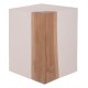 ΒΟΗΘΗΤΙΚΟ ΤΡΑΠΕΖΙ FB918163.02 FIBER CEMENT ΛΕΥΚΟ-ΞΥΛΟ TEAK 32.5x32.5x46Υεκ.