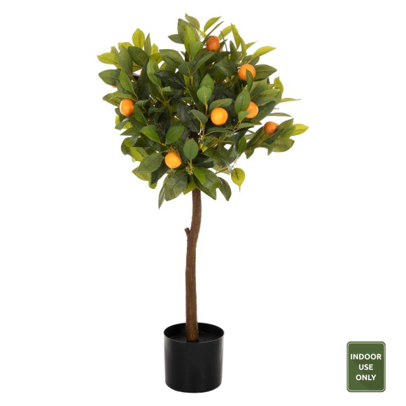 ΔΙΑΚΟΣΜΗΤΙΚΟ ΣΥΝΘΕΤΙΚΟ ΦΥΤΟ FB94021 ΠΟΡΤΟΚΑΛΙΑ ΣΕ ΓΛΑΣΤΡΑ Φ15x12,5-90Υεκ.