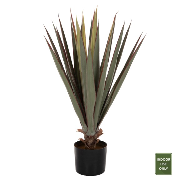 ΔΙΑΚΟΣΜΗΤΙΚΟ ΣΥΝΘΕΤΙΚΟ ΦΥΤΟ FB97985 SISAL AGAVE ΣΕ ΓΛΑΣΤΡΑ  Φ13,5x13-76Υεκ.
