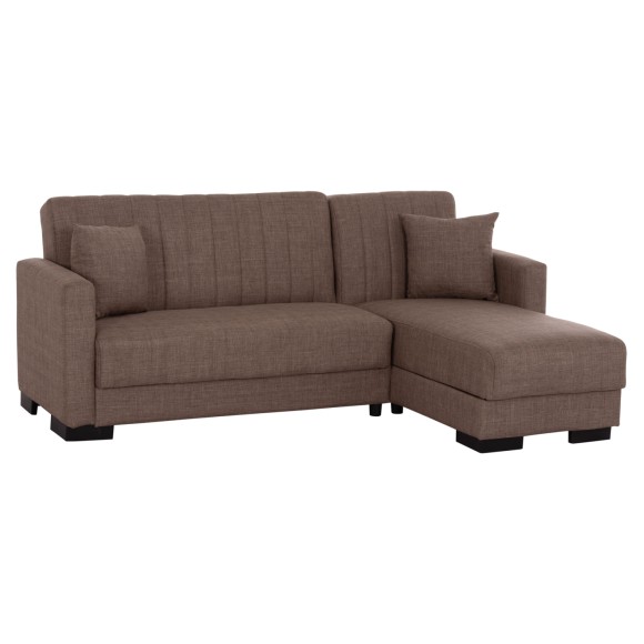 ΚΑΝΑΠΕΣ ΚΡΕΒΑΤΙ ΓΩΝΙΑ ΑΝΑΣΤΡΕΨΙΜΗ ΚΑΦΕ FB93244.02 202x140x78Yεκ.