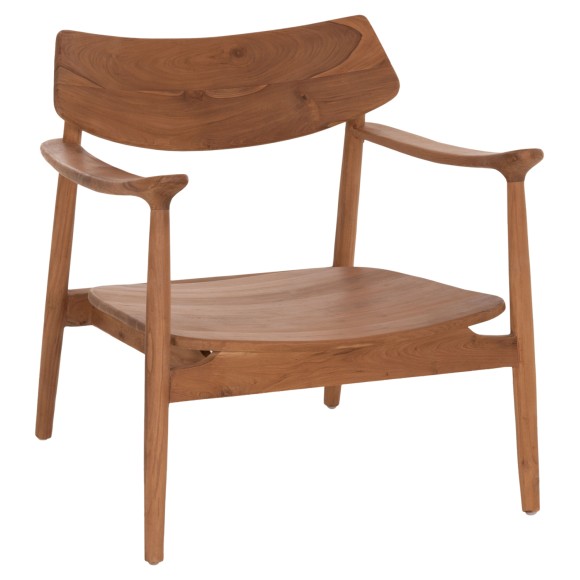 ΠΟΛΥΘΡΟΝΑ LOUNGE FB918255.01 ΞΥΛΟ TEAK ΣΕ ΦΥΣΙΚΟ 70x73x73Υεκ.