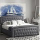 ΚΡΕΒΑΤΙ ΔΙΠΛΟ ΜΕ ΣΤΡΩΜΑ & ΑΠΟΘ.ΧΩΡΟ FB921279.01 ΓΚΡΙ ΒΕΛΟΥΔΟ--ΓΙΑ 160x200εκ