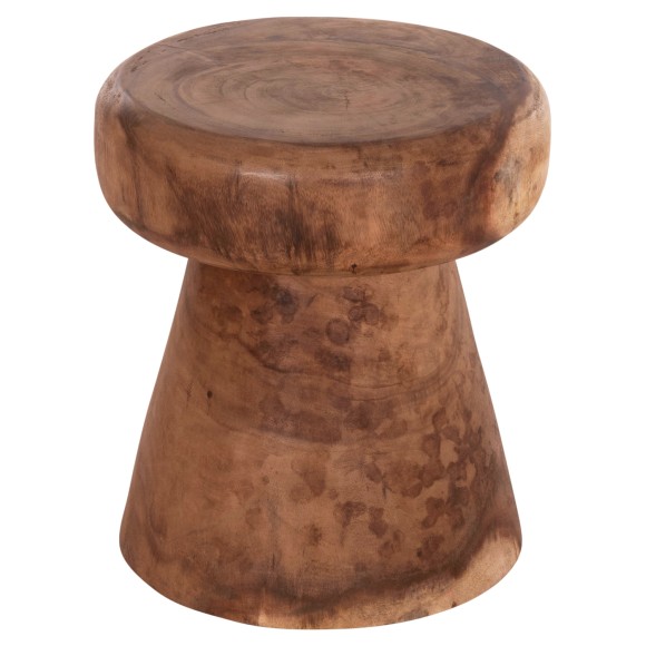 ΣΚΑΜΠΟ-ΤΡΑΠΕΖΑΚΙ ΣΤΡΟΓΓΥΛΟ FB99793.11 ΜΑΣΙΦ ΞΥΛΟ SUAR-ΦΥΣΙΚΟ Φ40x45Υεκ.