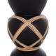 ΔΙΑΚΟΣΜΗΤΙΚΟ ΒΑΖΟ ΔΑΠΕΔΟΥ FB94672.01S TERRACOTTA ΜΑΥΡΟ-RATTAN Φ27.5x50Υ