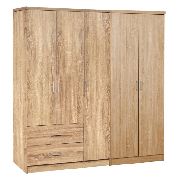 ΝΤΟΥΛΑΠΑ 5ΦΥΛΛΗ FB921234.02 ΜΕΛΑΜΙΝΗ ΧΡΩΜΑ SONAMA 150x42.5x181Υεκ