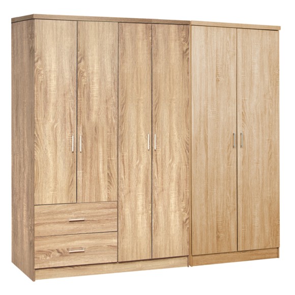 ΝΤΟΥΛΑΠΑ 6ΦΥΛΛΗ FB921235.02 ΜΕΛΑΜΙΝΗ ΧΡΩΜΑ SONAMA 201x43x181Υεκ