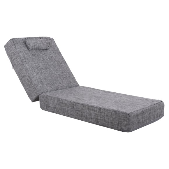 ΜΑΞΙΛΑΡΙ ΞΑΠΛΩΣΤΡΑΣ TEXTILENE ΓΚΡΙ FB911761.10 200(120+80)x70x20Yεκ.