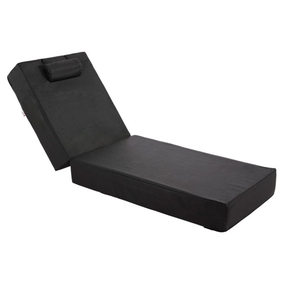 ΜΑΞΙΛΑΡΙ ΞΑΠΛΩΣΤΡΑΣ TEXTILENE ΜΑΥΡΟ FB911761.01 200(120+80)x70x20Yεκ.