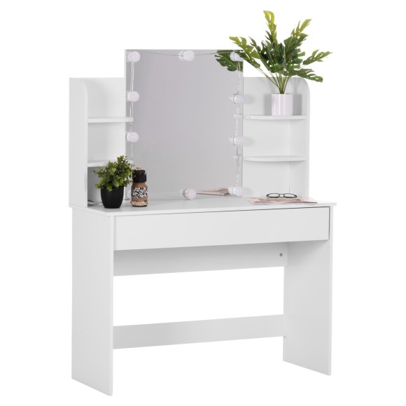 ΤΟΥΑΛΕΤΑ ΜΕ ΦΩΤΙΣΜΟ LED-ΡΑΦΙΑ-ΣΥΡΤΑΡΙΑ FB92502.03 ΛΕΥΚΟ 108x40x140Υεκ