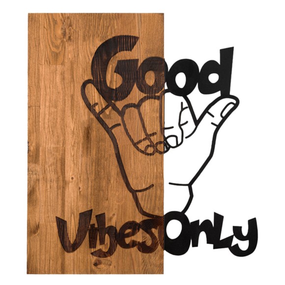 ΔΙΑΚΟΣΜΗΤΙΚΟ ΤΟΙΧΟΥ FB94810-ΜΕΤΑΛΛΟ ΣΕ ΜΑΥΡΟ-ΞΥΛΟ 50x3(βάθος)x58Υεκ.