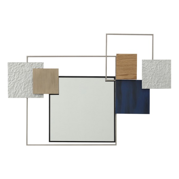 ΔΙΑΚΟΣΜΗΤΙΚΟ ΤΟΙΧΟΥ ΜΕΤΑΛΛΙΚΟ ΜΕ ΚΑΘΡΕΠΤΗ FB97560 95.9x5.7x66 εκ.