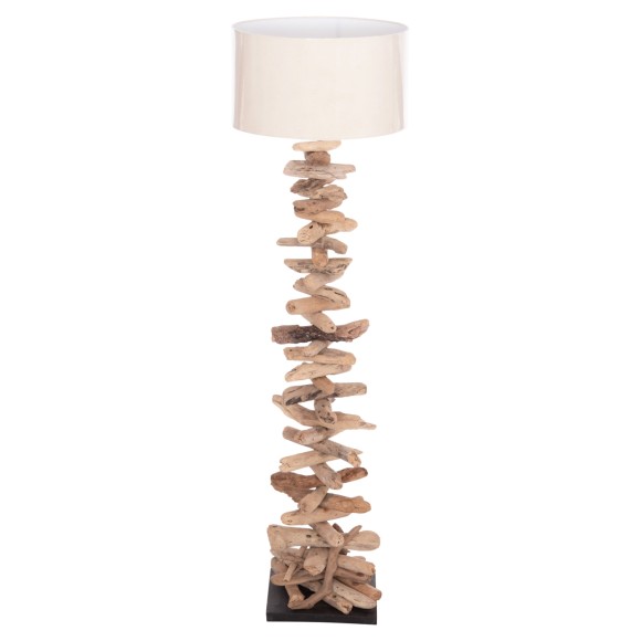 ΔΙΑΚΟΣΜΗΤΙΚΟ ΦΩΤΙΣΤΙΚΟ ΔΑΠΕΔΟΥ FB94430 DRIFTWOOD--ΛΕΥΚΟ PVC Φ45x155Υεκ.