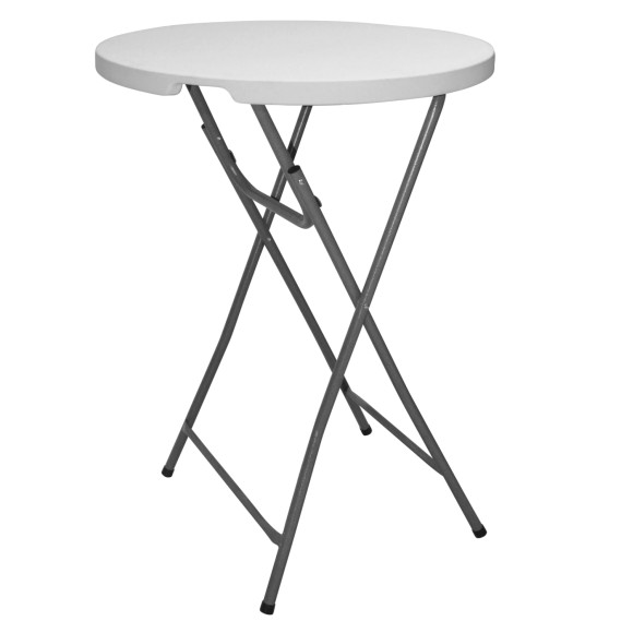 ΤΡΑΠΕΖΙ ΜΠΑΡ CATERING ΣΥΝΕΔΡΙΟΥ FB95066 Φ81Χ110 εκ.ΠΤΥΣΣΟΜΕΝΟ