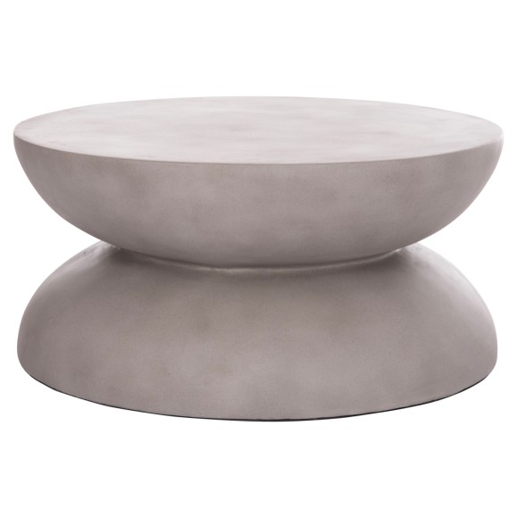 ΤΡΑΠΕΖΙ ΣΑΛΟΝΙΟΥ FB918158.03 FIBER CEMENT ΣΕ ΓΚΡΙ--Φ92x44.5Υεκ