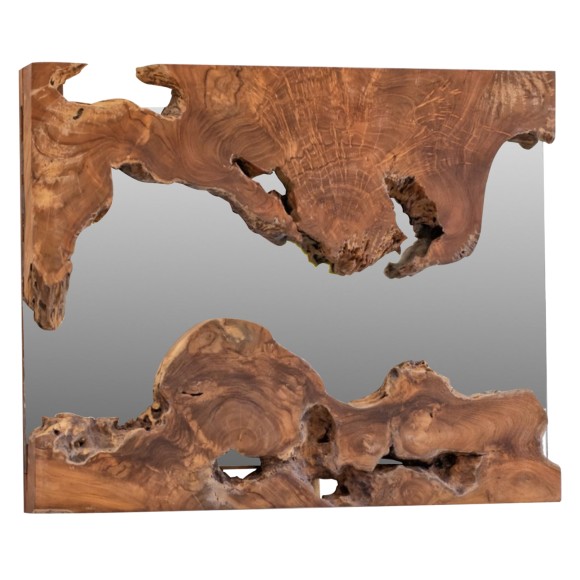 ΚΑΘΡΕΠΤΗΣ FB99361 ΑΠΟ ΜΑΣΙΦ ΞΥΛΟ ΤEAK ΦΥΣΙΚΟ 62X62X5ΕΚ.