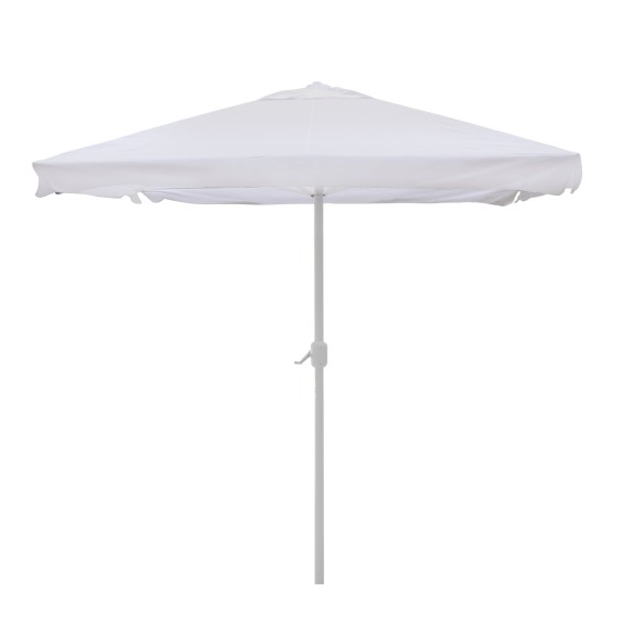 ΟΜΠΡΕΛΑ 3x3x2,65 μ. ΤΕΤΡΑΓΩΝΗ ΑΛΟΥΜΙΝΙΟΥ ΕΚΡΟΥ ΜΕ ΜΑΝΙΒΕΛΑ FB96004