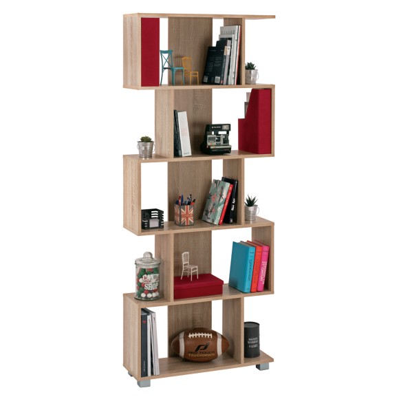 ΒΙΒΛΙΟΘΗΚΗ ΜΕΛΑΜΙΝΗΣ FB92385.02 SONAMA 70x25x177Υ εκ.