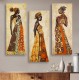 ΠΙΝΑΚΑΣ ΤΡΙΠΤΥΧΟ MDF AFRICAN STYLE WOMEN FB97204.03 60X0,3X50 εκ.