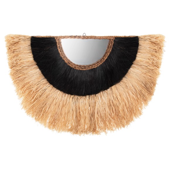 ΚΑΘΡΕΠΤΗΣ ΤΟΙΧΟΥ ΗΜΙΚΥΚΛΙΚΟΣ ΜΕ ΣΙΖΑΛ & ΑΜΠΑΚΑ ΧΡΩΜΑ ΦΥΣΙΚΟ ΜΑΥΡΟ 85x3x50Yεκ.FB97799