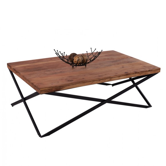 ΤΡΑΠΕΖΙ ΣΑΛΟΝΙΟΥ ΜΑΣΙΦ ΞΥΛΟ ΑΚΑΚΙΑΣ 120X70X41Υεκ. FB98200.11