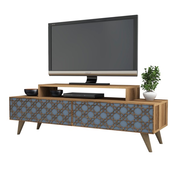 ΕΠΙΠΛΟ ΤΗΛΕΟΡΑΣΗΣ ΜΕΛΑΜΙΝΗΣ ΣΕ ΧΡΩΜΑ ΚΑΡΥΔΙ-ΓΑΛΑΖΙΟ FB99510.02 140x41.8x48.8Yεκ.