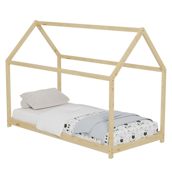 ΚΡΕΒΑΤΙ ΠΑΙΔΙΚΟ FB9677.01 τ.MONTESSORI ΞΥΛΟ ΠΕΥΚΟ ΦΥΣΙΚΟ- 190x90εκ