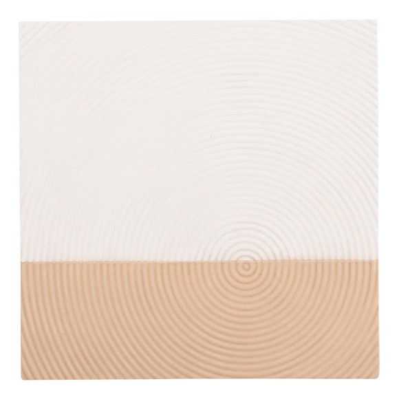 ΠΙΝΑΚΑΣ ΤΕΤΡΑΓΩΝΟΣ FB94519 MDF ΣΕ ΛΕΥΚΟ-ΚΑΦΕ ΧΡΩΜΑ 80x4(πάχος)x80Υεκ.