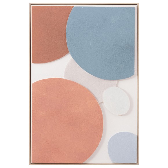 ΠΙΝΑΚΑΣ ΤΟΙΧΟΥ 3D FB94543.02 ΜΕ ΚΟΡΝΙΖΑ ΜΠΕΖ-ΧΕΙΡΟΠΟΙΗΤΑ ΣΧΕΔΙΑ 60x4,5Χ90Υεκ.