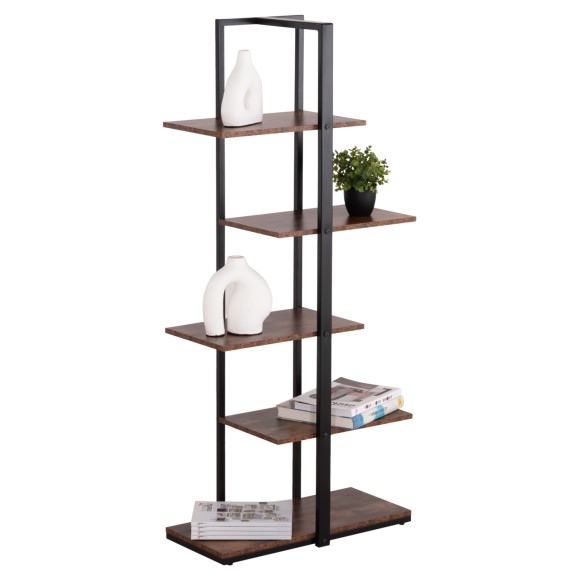 ΡΑΦΙΕΡΑ FB918074.04 ΜΑΥΡΟΣ ΜΕΤΑΛΛΙΚΟΣ ΣΚΕΛΕΤΟΣ-ΜΕΛΑΜΙΝΗ ΚΑΡΥΔΙ 68x34,5x150,5Υεκ