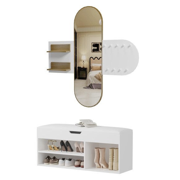 ΣΕΤ ΕΙΣΟΔΟΥ 2ΤΜΧ FB921276.02 ΜΕΛΑΜΙΝΗ ΣΕ ΛΕΥΚΟ--SONAMA