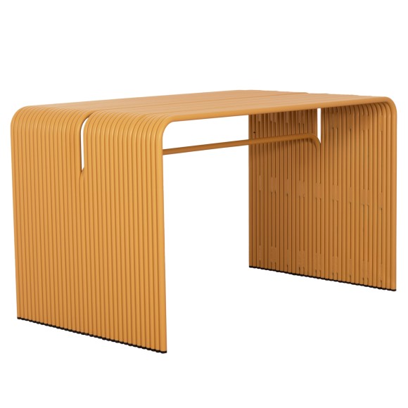 ΤΡΑΠΕΖΙ ΤΡΑΠΕΖΑΡΙΑΣ FB96330.07 ΑΛΟΥΜΙΝΙΟ ΜΟΥΣΤΑΡΔΙ 120x70x70.5Υεκ.