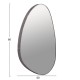 ΚΑΘΡΕΠΤΗΣ ΤΟΙΧΟΥ FB94487.02 ΜΕ ΠΛΑΙΣΙΟ MDF ΣΕ GREY MARBLE ΧΡΩΜΑ 60x80Υεκ.