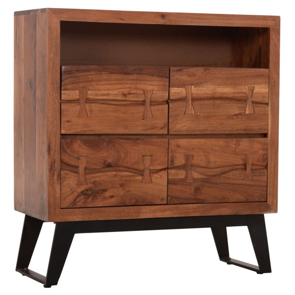 ΣΥΡΤΑΡΙΕΡΑ 3ΣΥΡΤΑΡΙΑ ΑΠΟ ΜΑΣΙΦ ΞΥΛΟ ΑΚΑΚΙΑΣ 80x35x86Υεκ. FB98474.11